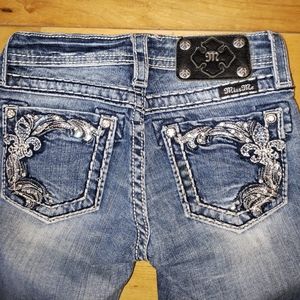 Miss Me Shorts Girls size 8 Bermuda Excellent